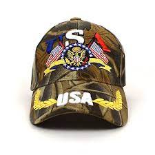 Usa Camo 3d Embroidered Baseball Cap Embroidered Baseball Caps Camouflage Hat Baseball Cap