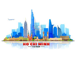Diện mạo hôm nay của thành phố hồ chí minh chính là kết quả của quá trình đảng bộ, chính quyền và nhân dân thành phố bám sát những chủ. Vector Ho Chi Minh City Vietnam Skyline Background Ks860 Kho Stock