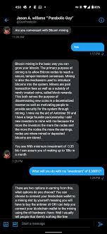 As common as it is in bitcoin mining, it is far to risky to be carried out over reddit. Dwq3fhass9dg4m