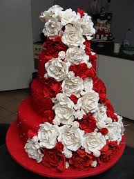 35 Red Velvet Cake Pictures And Recipe Wedding Cake Red Red Rose Wedding Cake Wedding Cake Roses