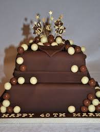 30th Birthday Cake For Him Chocolate 2 Tier Malteser Chocolate Birthday Cake 50th Birthday Cake Birthday Cake Chocolate Tiered Cakes Birthday