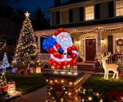 Make a grand first impression this season 🎄 Our 17ft Waving ...