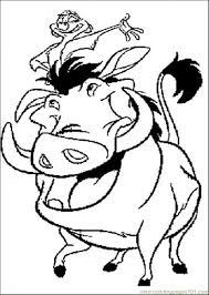 Alice in wonderland coloring pages. Timon And Pumbaa Coloring Pages Coloring Home
