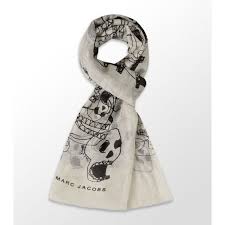 سيرك مليودرامي تصرف Marc Jacobs Skull Scarf Mjarus Com
