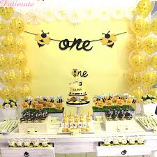 First birthday outfit boy 1st birthday boy gifts one year old shirt baby boys. Patimate 1st Birthday Party Photo Banner Yellow Bee Party Supplies One Year Birthday Party Decorations Kids Boy Baby Shower Deco Buy At The Price Of 1 27 In Aliexpress Com Imall Com