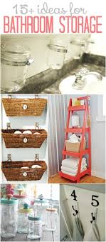 Plus, the less clutter there is, the less chaotic you'll feel, and the faster getting ready will be. Bathroom Storage Ideas