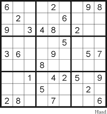 Choose from 5 levels of difficulty. Free Hard Sudoku Puzzles Printable