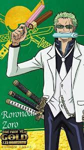 One Piece Film Gold Roronoa Zoro Gambar Gambar Anime Topi Jerami