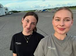 Meet Emma Bracher! Emma is a freshman in Professional Flight Technology  from Boonville, IN. She is a member of the Purdue Air Race Ground Crew and  also a member of the Women