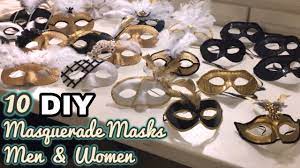 When did people start to wear masquerade masks? Diy 10 Masquerade Mask Tutorials For Men And Women Easy And Quick Diy Youtube