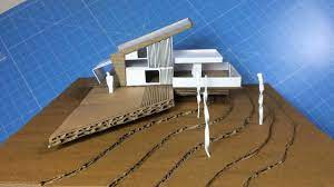 Model Making Of Modern Architectural Building 2 Out Of Cardboard Time Saving And Easy Way Youtub Architecture Model Making Model Making Architecture Model