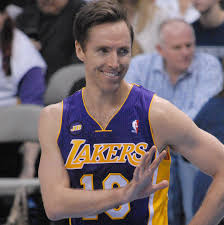 Honored with his own wheaties box (3rd canadian ever (wayne gretzky, mario. File Steve Nash Lakers Smiling 2013 Cropped Jpg Wikimedia Commons