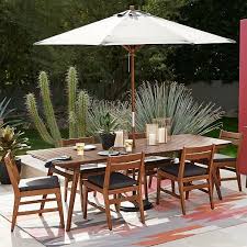 Mid Century Outdoor Dining Sets Auburn West Elm Outdoor Decor Mid Century Outdoor Furniture Outdoor Dining Set