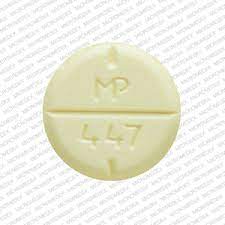 Mp 447 Pill Images Yellow Round