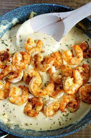 30 Minute Cheesy Garlic Shrimp Alfredo Easy Peasy Meals Recipe Seafood Recipes Recipes Food