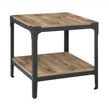 Manor Park Rustic Farmhouse End Table Set Of 2 Multiple Finishes Barnwood Farmhouse End Tables Wood End Tables Rustic End Tables