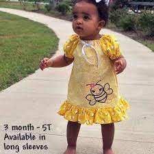 Bumble Bee Baby Toddler Dress Lucky Skunks Baby Toddler Clothes