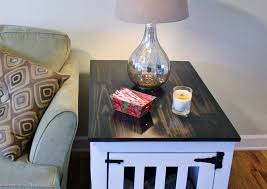 The wood casual home wooden pet crate ($96) is perfect for smaller dogs and as a coffee table in your living room. Dog Kennel Coffee Table Ana White