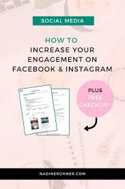 How To Increase Your Engagement On Instagram And Facebook Social Media Marketing Strategy Social Media Social Media Marketing