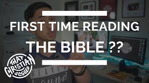 A guide for beginners about how to start reading the bible. Reading The Bible For The First Time Youtube