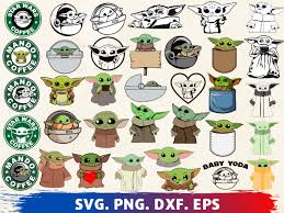 Download Clipartshop Mega Bundle Baby Yoda By Clipartshopcreations On Zibbet