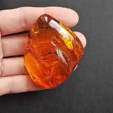 31g Large Natural Baltic Amber Stone Genuine Amber Stone Cognac Yellow Amber Amber Stone Baltic Amber Amber