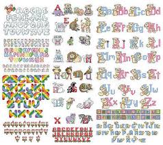 A list of cross stitch patterns and cross stitch kits available at everything cross stitch. Kooler Design Studio Kids Alphabets Cross Stitch Pattern 123stitch