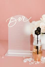 Wedding Bar Sign In Frosted Acrylic Wedding Bar Signage Wedding Bar Sign Wedding Signage Design