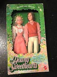 Pretty young lady eats fresh red apple, leads healthy lifestyle, enjoys raw vegeterian organic food. Vintage 1975 Young Sweethearts Dolls Michael Melinda Wishing Well Dolls Baby Dolls Vintage Toys