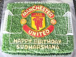 Manchester United Cake Decorating Idea Decorated Treats