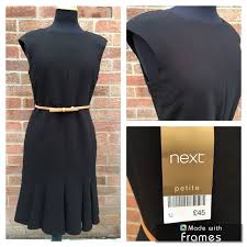 Black And Smart Dress 32 68 Bnwt Rrp 45 Next Black Smart Dress Lined 12 Petite Short Work Office Fishtail Black Smart Dress Lin Black Smart Dresses Petite Shorts Fashion