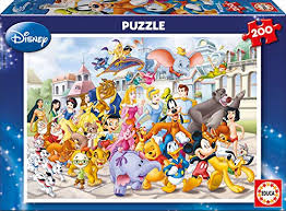 ¡7 metros con las escenas clave de las películas disney más populares de todos los tiempos y en cada escena hay un símbolo de mickey mouse escondido! Puzzle Disney 40000 Puzzle1024 Com