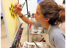AGES 11 - 14: AFTER SCHOOL ONLINE WEEKLY ART CLASS: FOCUS ON ACRYLIC  PAINTING AND PORTFOLIO PREP - The Art Studio NY