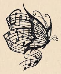 Nature 39 S Harmony Machine Embroidered Fabric Square Quilt Block Home Decor Music Tattoos Music Drawings Drawings