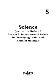Women's health may earn commission from the links on this page, but we only feature prod. Science 5 Module 1 Lesson 2 Importance Of Labels In Identifying Useful And Harmful Materials Grade 5 Modules