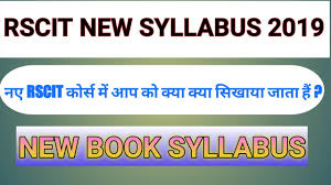Rscit Syllabus 2019 New Book Youtube The same is available on the official website.the exam was conducted on september 8 2019.