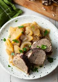 However, this slow cooker pork tenderloin recipe will make it seem like it's any other classic dish this crock pot pork tenderloin recipe calls for 2 tenderloins, but can easily be halved to feed a yes, this is the best tenderloin recipe ever! Crock Pot Pork Tenderloin With Apples And Onions A Spicy Perspective