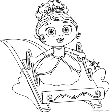 Super why princess presto coloring pages. Princess Presto On The Sled Coloring Page Coloringall