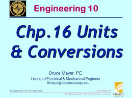 Chp 16 Units Conversions Ppt Video Online Download