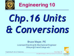 chp 16 units conversions ppt video online download