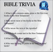 It's profitable to study and teach. Bible Trivia Answer The Following Bible Trivia Questions For A Chance To Win An Exciting Gift N B A Winner Will Be Picked 6pm Sjacif Stjamesfamily Bibletrivia Jesus Bible 7daysoftrivia Bibleknowledge Inhim