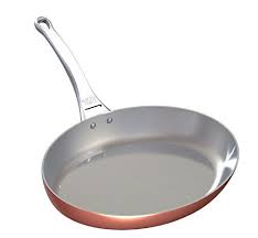 De Buyer Professional 32 Cm Inocuivre Copper Oval Frying Pan With Cast Stainless Steel Handle 6425 32 For More Informatio Bakeware Set Steel Handle It Cast