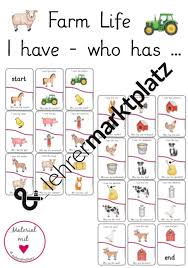 Farm Life Animals Lesespiel In 2020 Englischunterricht Lesespiele Englisch Grundschule