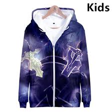 3 To 13 Years Kids Hoodie Sword Art Online Sao Anime Hoodies Kirito Elucidator Dark Repulsor Sweatshirt Swordsman Child Clothes Hoodies Sweatshirts Aliexpress Compared with shopping in real stores, purchasing products.