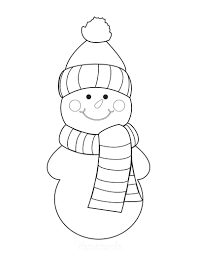 These are my eyes and this is my nose. 60 Best Snowman Coloring Pages For Kids Free Printables
