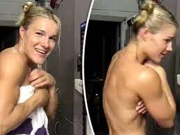 UFC: Kämpferin Felice Herrig verliert Handtuch und steht beim Wiegen nackt  da