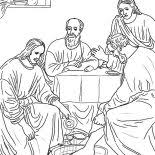 Bible, coloring pages, jesus, lent. Jesus And His Disciples In Last Supper Coloring Page Coloring Sun