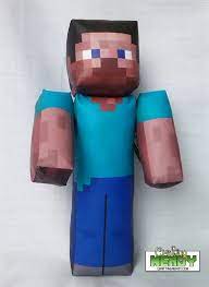 Plush Minecraft Inspired Steve Toy By Craftingnerdy On Etsy 17 99 Minecraft Toys Kids Craft Work Minecraft