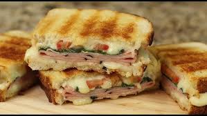 My husband and i love this! Grilled Ham And Cheese On Sourdough Bread By Rockin Robin Youtube