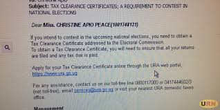 We did not find results for: Ec Explains Ura Tax Certificates For Aspirants Uganda Radionetwork